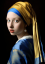 Dívka s perlou 2 inspirace Jan Vermeer