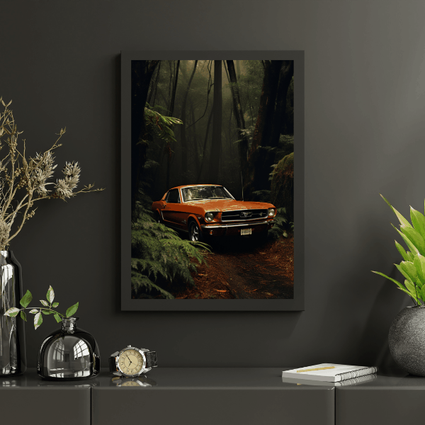 Ford Mustang v ztracenem lese 2