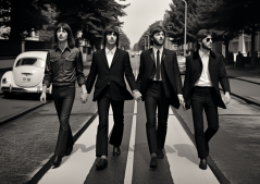 Beatles walking
