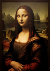 Mona Lisa inspirace Leonardo da Vinci