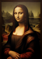 Mona Lisa inspirace Leonardo da Vinci