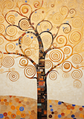 Strom inspirace Gustav Klimt