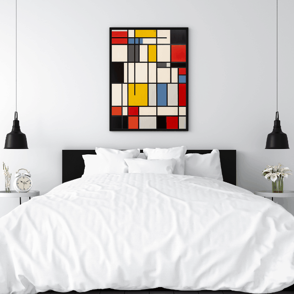 Abstrakce 2 inspirace Piet Mondrian