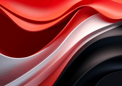 Červeno-černá abstrakce 2
