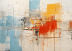Abstrace 3 inspirace Robert Rauschenberg